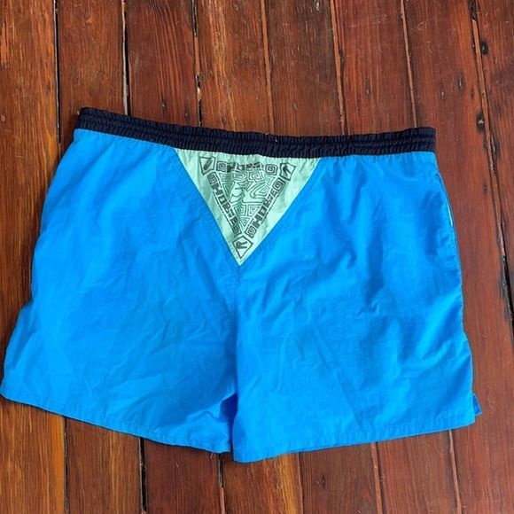Vintage Hobie lined swim trunks - Picture 6 of 7